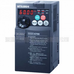 三菱變頻器FR-E720-0.1K日本原裝，電源三相220V,